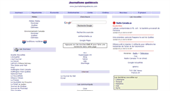 Desktop Screenshot of journalismequebecois.com